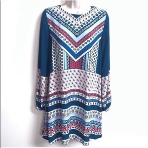 🆕 Express paisley floral long sleeve shift…